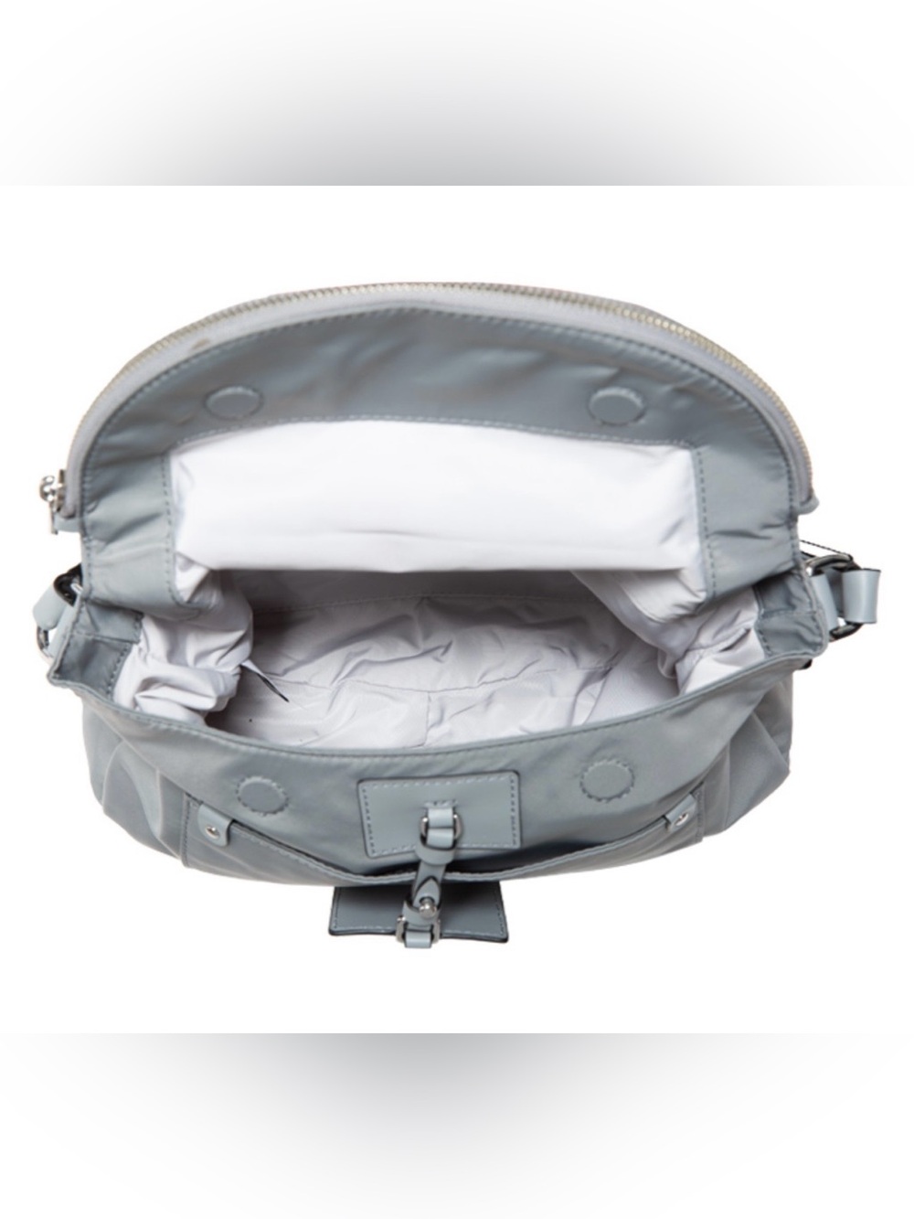 Marc Jacobs Light Gray Nylon Crossbody Bag with ID Window - Picture 5 of 10
